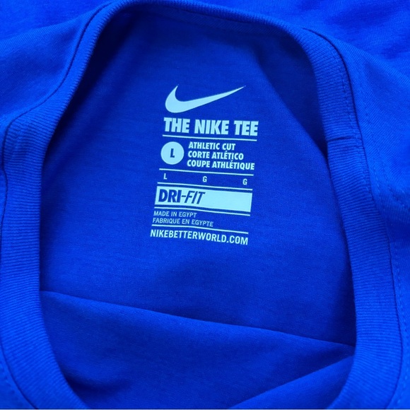 The Nike Tee Athletic Cut NWT Men's Large Dri-Fit Short Sleeve T Shirt Active - Picture 6 of 10